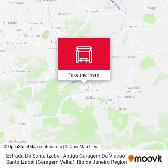 Estrada De Santa Izabel, Antiga Garagem Da Viação Santa Izabel (Garagem Velha) map
