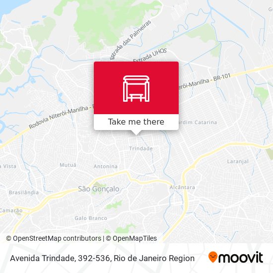 Avenida Trindade, 392-536 map