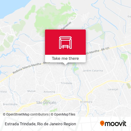 Estrada Trindade map