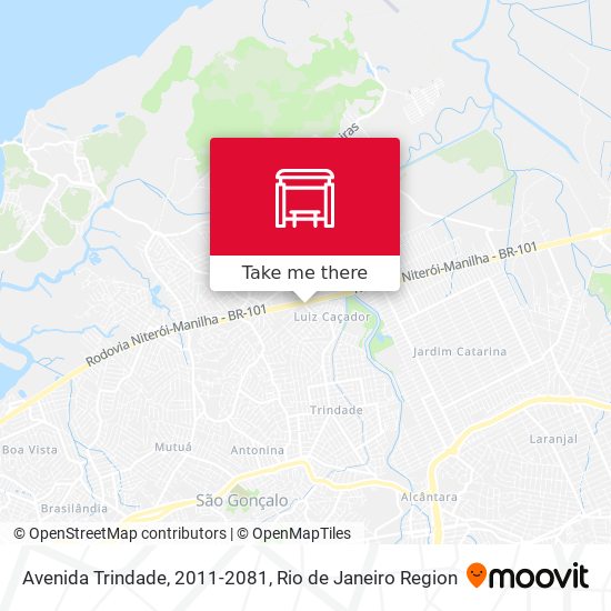 Avenida Trindade, 2011-2081 map