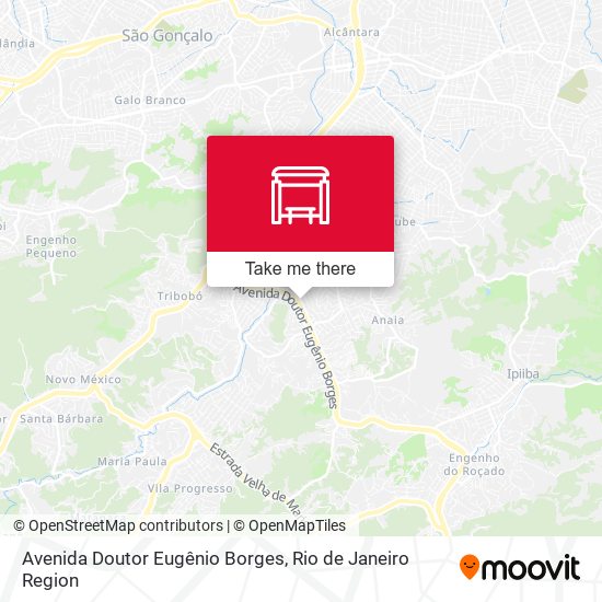 Avenida Doutor Eugênio Borges map