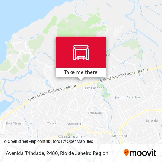Avenida Trindade, 2480 map
