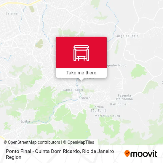 Ponto Final - Quinta Dom Ricardo map