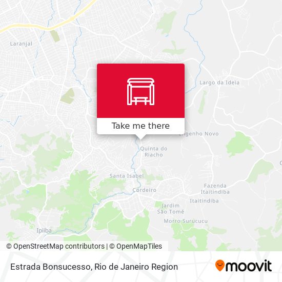 Estrada Bonsucesso map