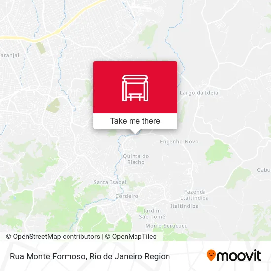 Rua Monte Formoso map