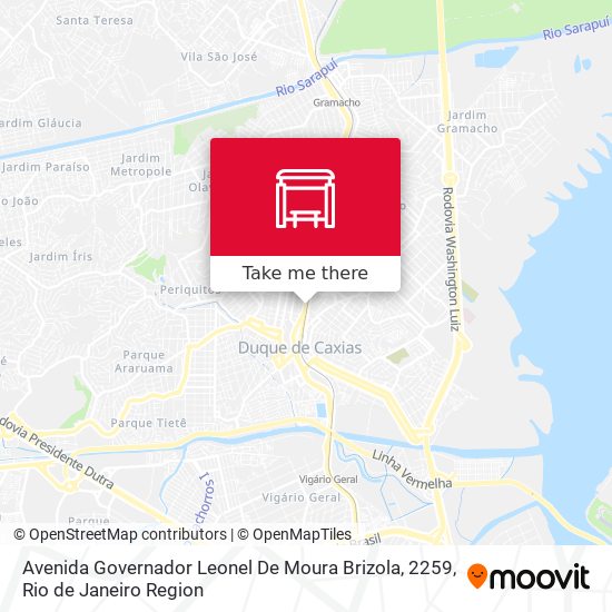 Mapa Avenida Governador Leonel De Moura Brizola, 2259