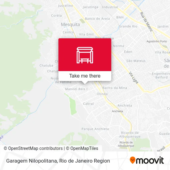 Garagem Nilopolitana map