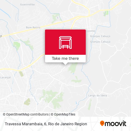 Travessa Marambaia, 6 map