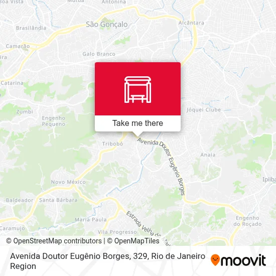 Avenida Doutor Eugênio Borges, 329 map
