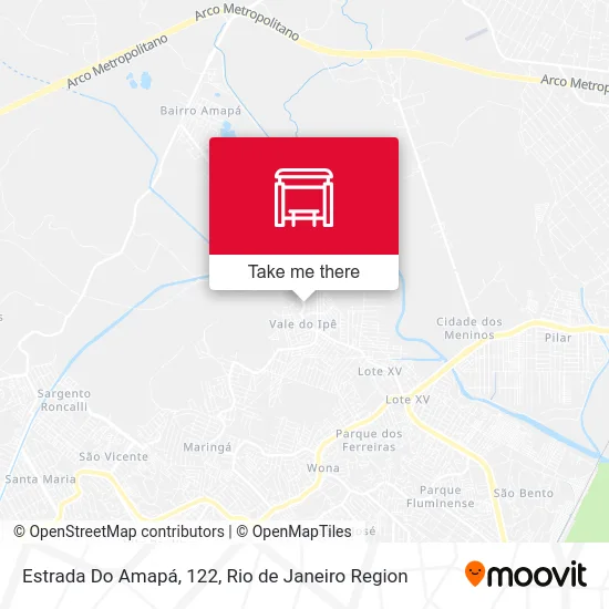 Estrada Do Amapá, 122 map