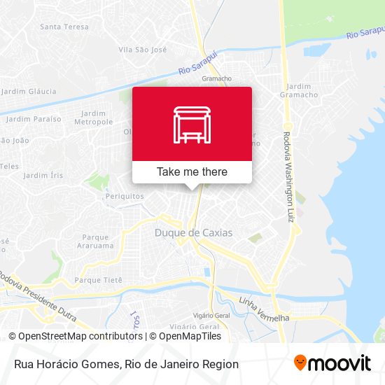 Rua Horácio Gomes map