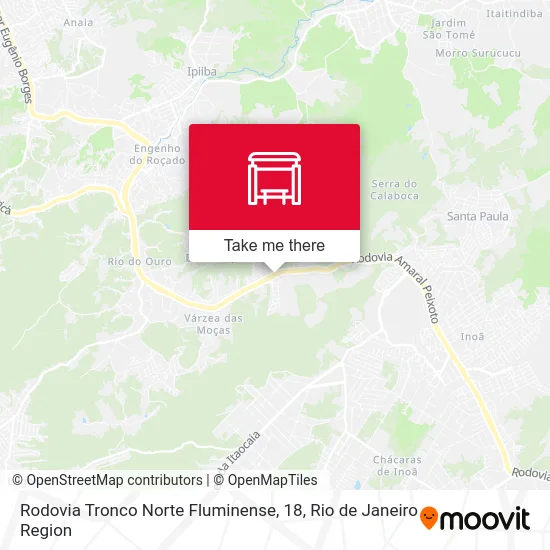 Rodovia Tronco Norte Fluminense, 18 map