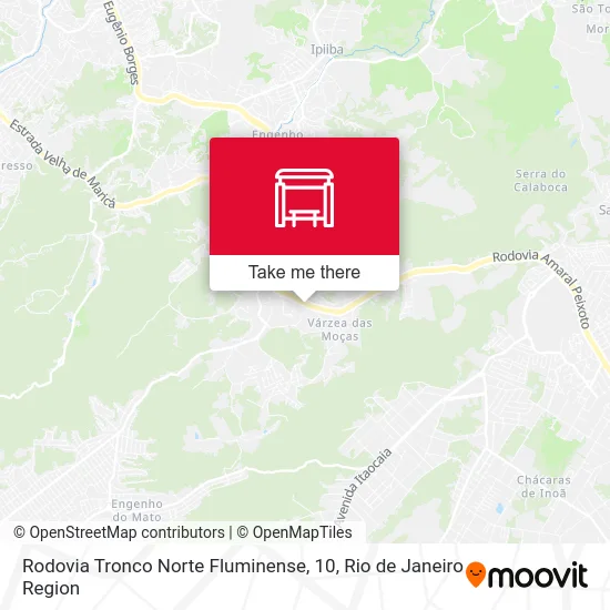 Rodovia Tronco Norte Fluminense, 10 map
