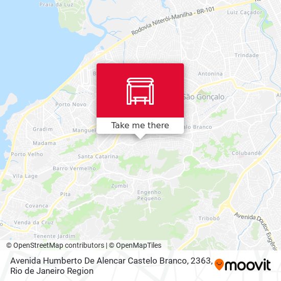 Avenida Humberto De Alencar Castelo Branco, 2363 map