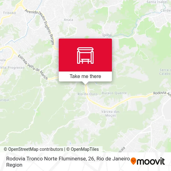 Rodovia Tronco Norte Fluminense, 26 map
