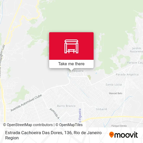 Estrada Cachoeira Das Dores, 136 map