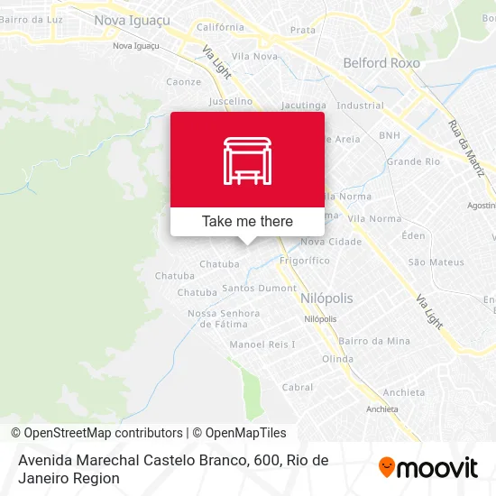 Avenida Marechal Castelo Branco, 600 map