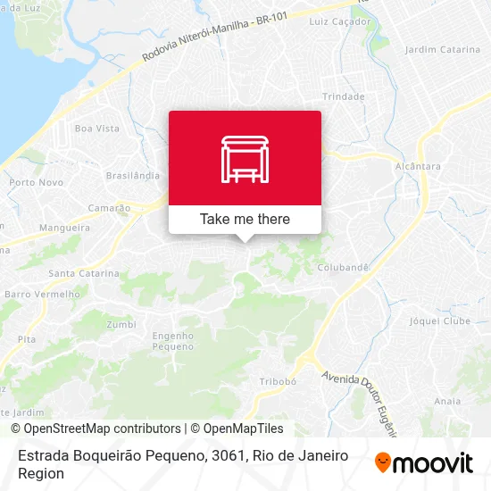 Estrada Boqueirão Pequeno, 3061 map