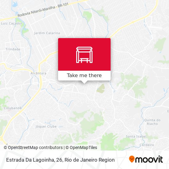 Estrada Da Lagoinha, 26 map