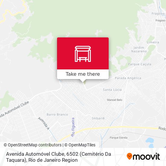 Avenida Automóvel Clube, 6502 (Cemitério Da Taquara) map