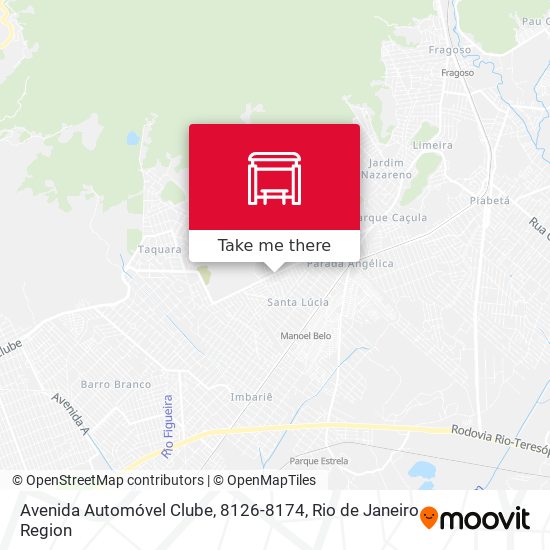 Mapa Avenida Automóvel Clube, 8126-8174