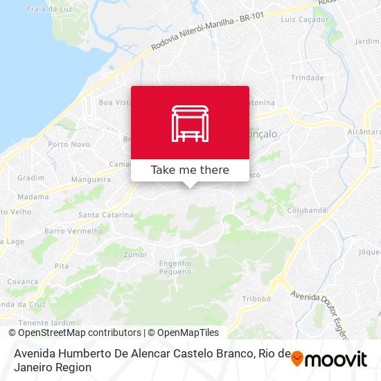 Avenida Humberto De Alencar Castelo Branco map