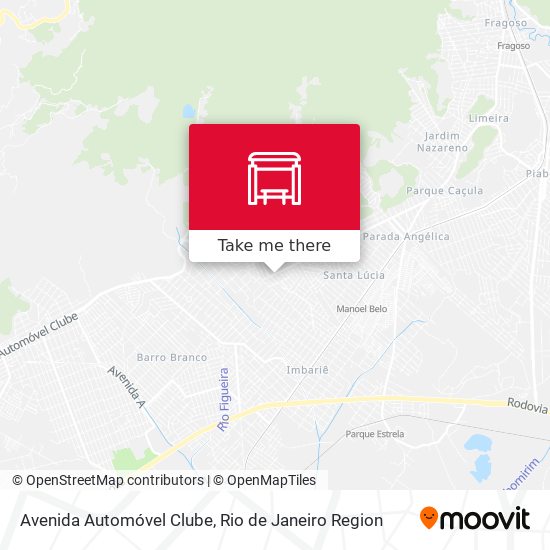 Avenida Automóvel Clube map