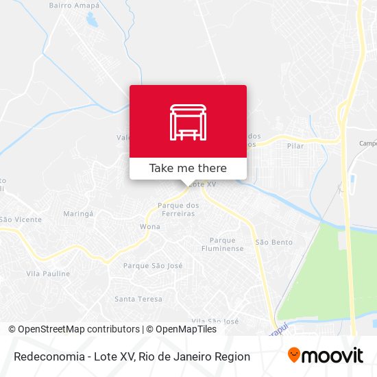 Redeconomia - Lote XV map