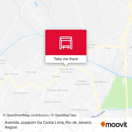 Avenida Joaquim Da Costa Lima map
