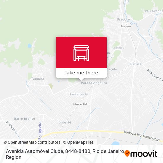 Mapa Avenida Automóvel Clube, 8448-8480