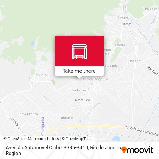 Mapa Avenida Automóvel Clube, 8386-8410