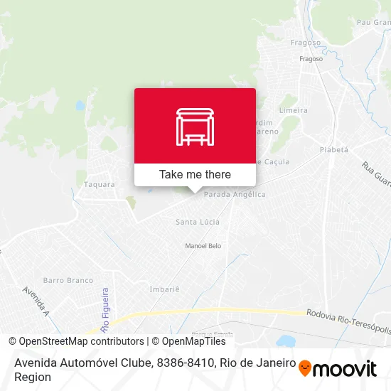 Avenida Automóvel Clube, 8386-8410 map