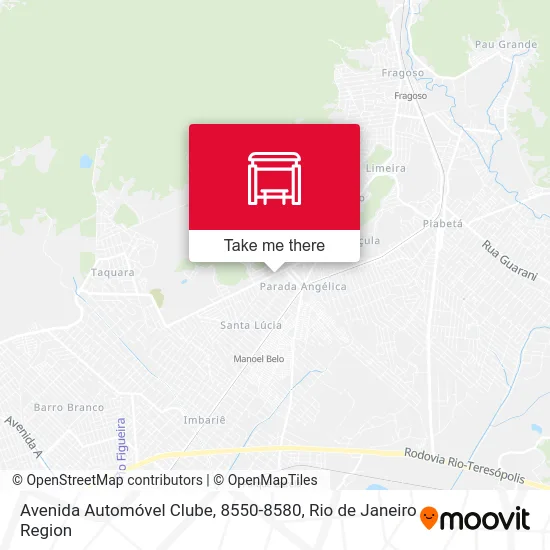Avenida Automóvel Clube, 8550-8580 map