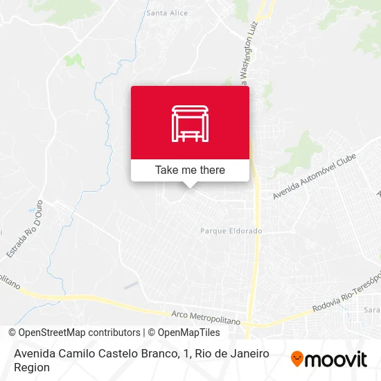 Avenida Camilo Castelo Branco, 1 map