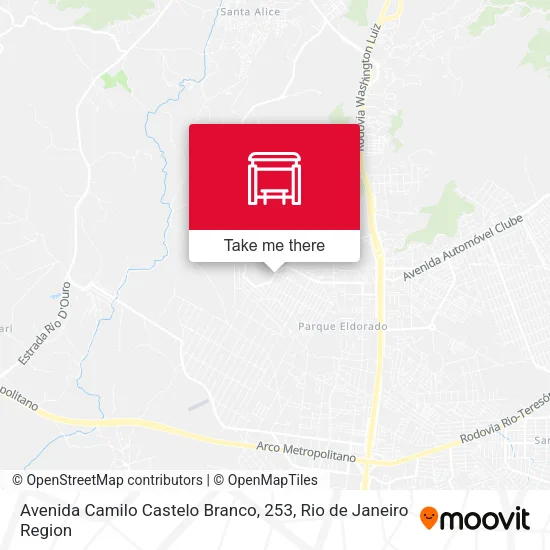 Avenida Camilo Castelo Branco, 253 map