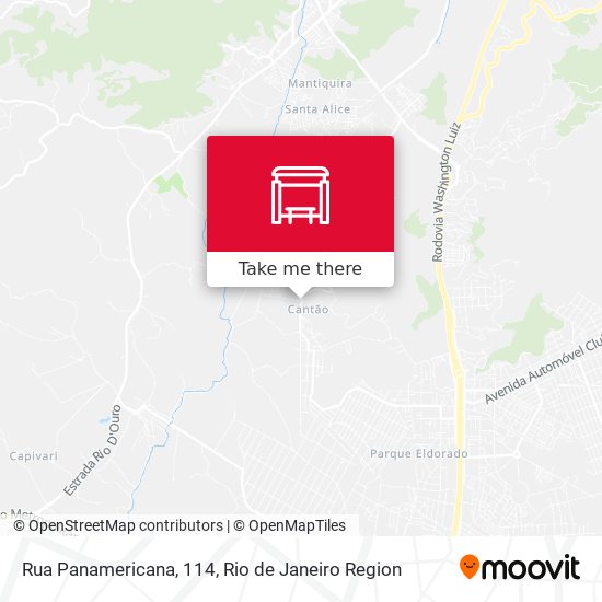 Rua Panamericana, 114 map