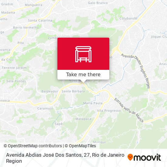 Mapa Avenida Abdias José Dos Santos, 27