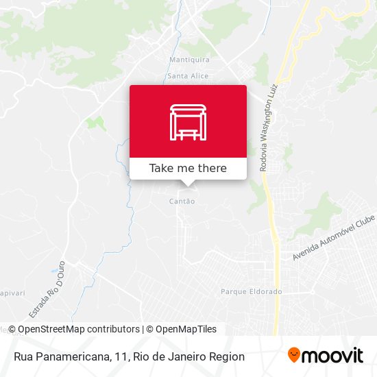 Rua Panamericana, 11 map