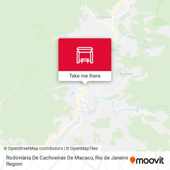 Mapa Rodoviária De Cachoeiras De Macacu