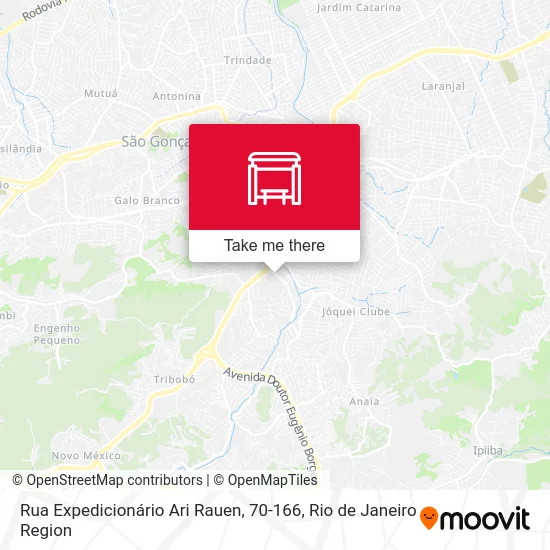 Rua Expedicionário Ari Rauen, 70-166 map