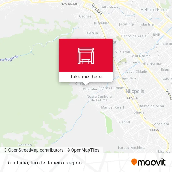 Rua Lídia map