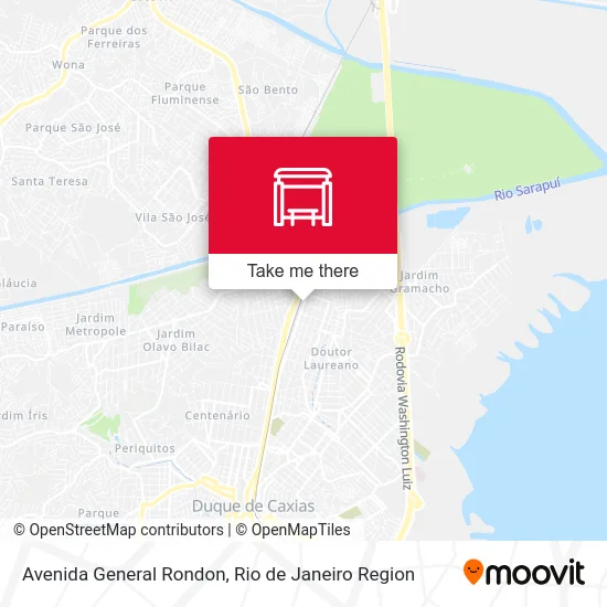 Avenida General Rondon map