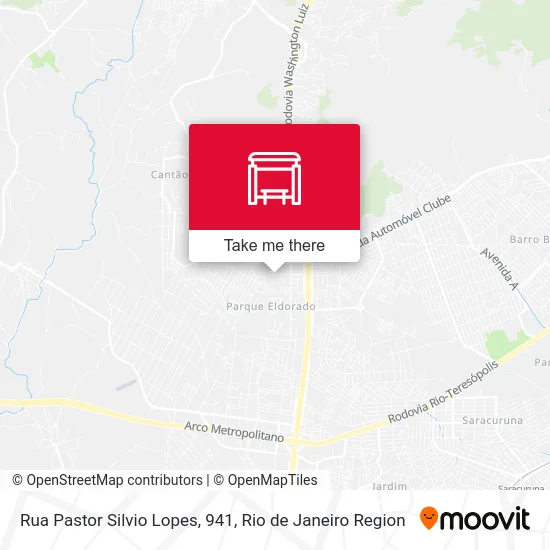Rua Pastor Silvio Lopes, 941 map