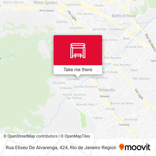 Rua Eliseu De Alvarenga, 424 map