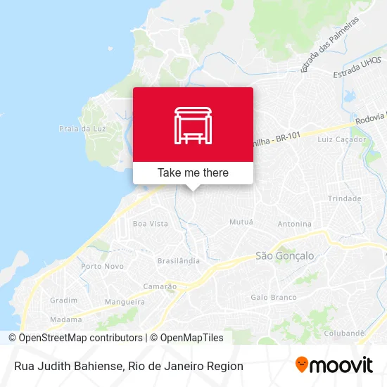 Rua Judith Bahiense map