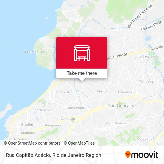 Rua Capitão Acácio map