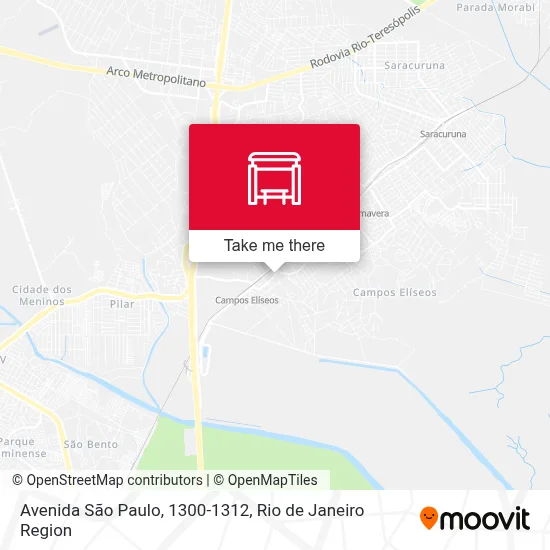 Avenida São Paulo, 1300-1312 map