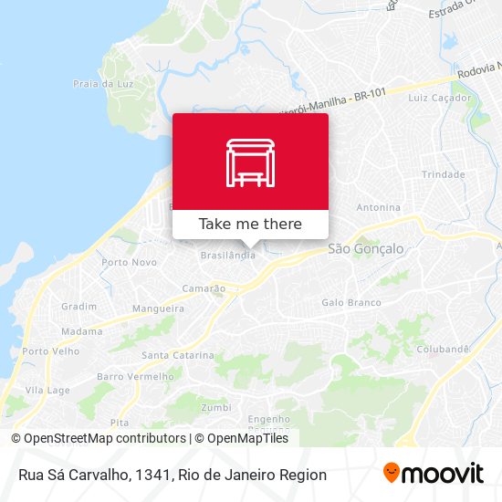 Rua Sá Carvalho, 1341 map