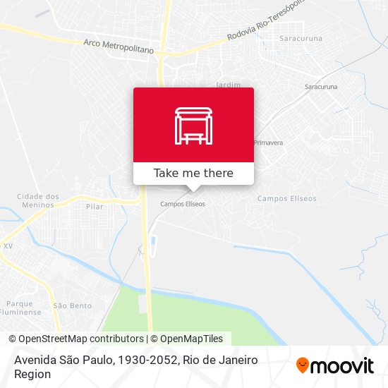 Avenida São Paulo, 1930-2052 map