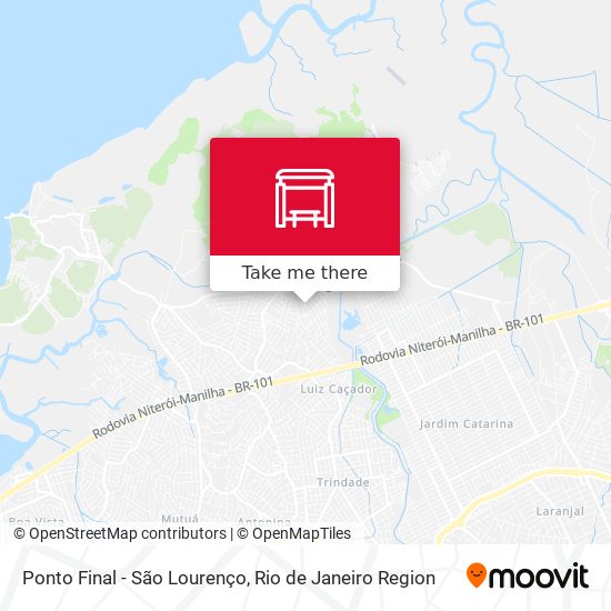 Ponto Final - São Lourenço map